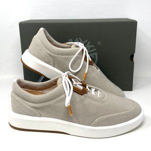 Timberland Truecloud EK Leather Fabric OX White Tan Knit Men's TB 0A28FN F48